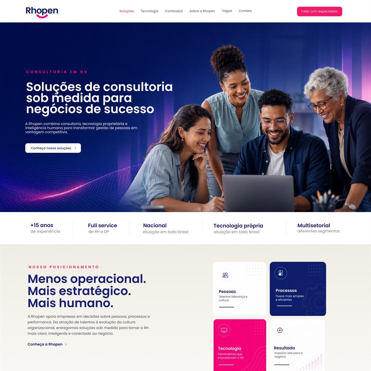 Página do projeto Rhopen para Rhopen